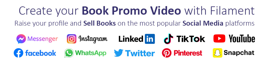 Book promo video banner copy